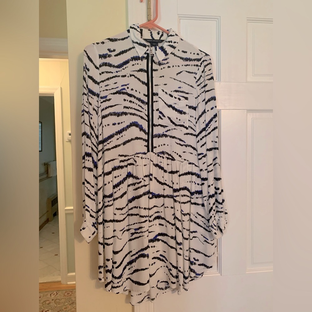 French connection, shirt dress, mini, size 0